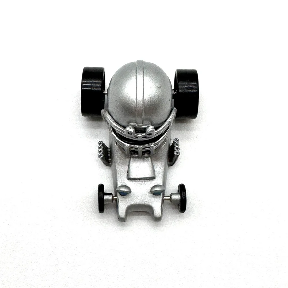 Football Helmet Dragster‎ Buggy Car Silver Plastic 2006 Vintage Toy